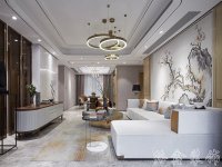 新中式風格家居裝修裝飾室內(nèi)設(shè)計效果-G609